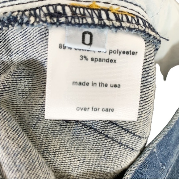 Rachel Comey Tux Stripe Denim High Waist Skinny Jeans Size 0 - Picture 9 of 9